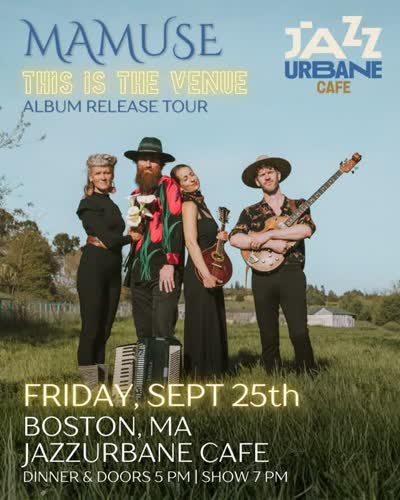 MAMUSE IS COMING TO JAZZ URBANE CAFÉ! - This Is The Venue Album Release Tour