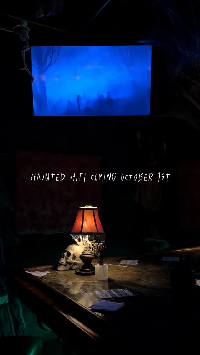 Introducing Haunted HiFi coming October 1st 💀 Spooky season is waiting in the shadows, and we're ready for it.