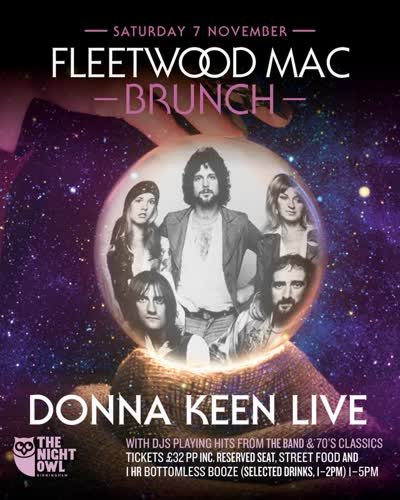 Fleetwood Mac Brunch - Donna Keen Live