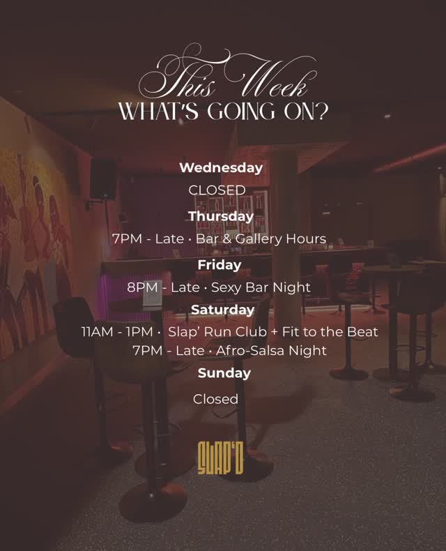 Friday - Sexy Bar Night / Saturday - Afro-Salsa