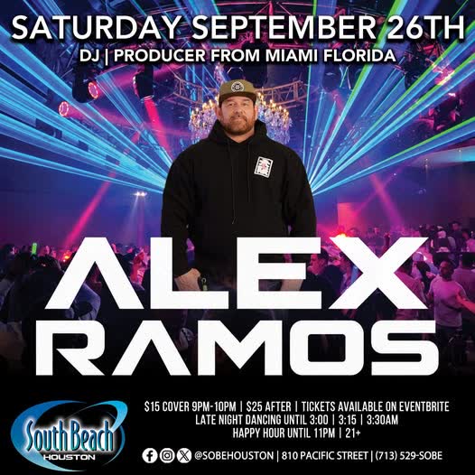 Alex Ramos DJ | Producer from Miami Florida