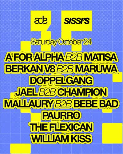 ADE Saturday at Sissi’s