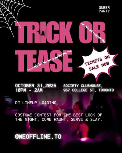 Trick or Tease Queer Party