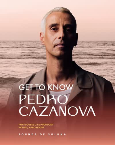 GET TO KNOW @pedrocazanova 🌞 From Lisbon to dance floors around the world, Pedro Cazanova brings over two decades behind the decks to Soluna.