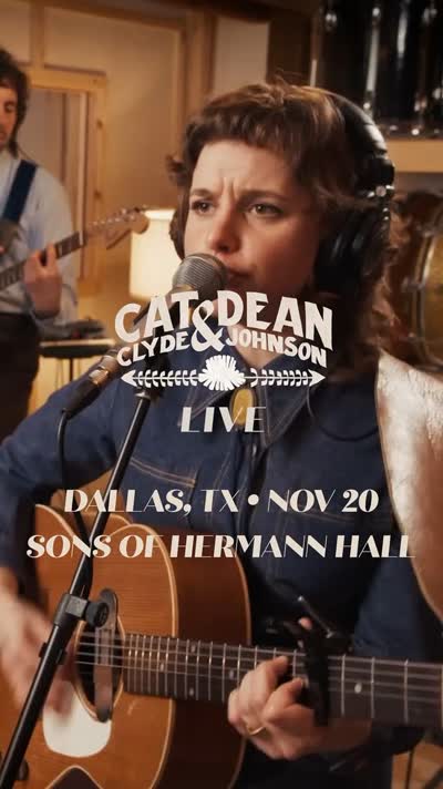 @catclyde and @deanjohnsongs are heading to @sonsofhermannhall on November 20th.