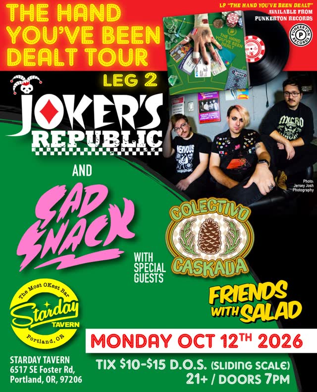 The Hand You've Been Dealt Tour Leg 2