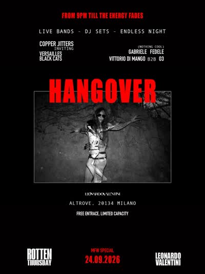 HANGOVER × LEONARDO VALENTINI