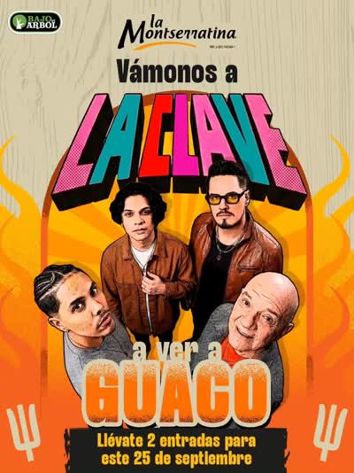 ¡La combinación perfecta entre la Súper Banda y el verdadero sabor de las brasas! 🥁🔥 Guaco se presenta este próximo 25 de septiembre en La Clave