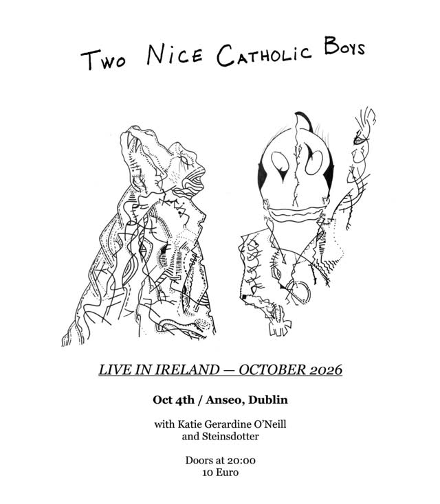 Triple bill of exploratory music from Two Nice Catholic Boys, Katie Gerardine O'Neill and Steinsdotter