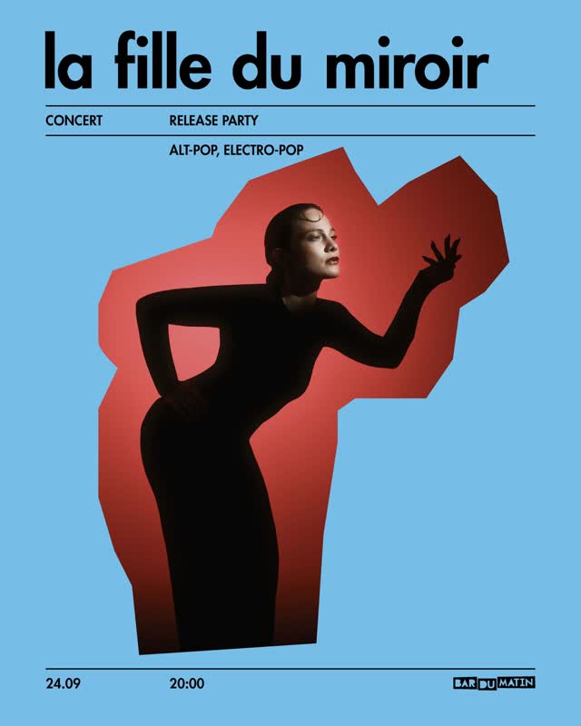 @lafilledumiroir en concert au Bar du Matin le 24 septembre!