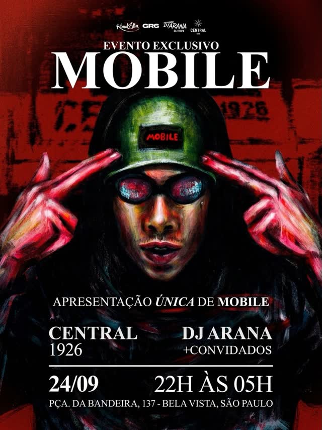 Apresentação única na Central com as músicas do álbum “MOBILE”