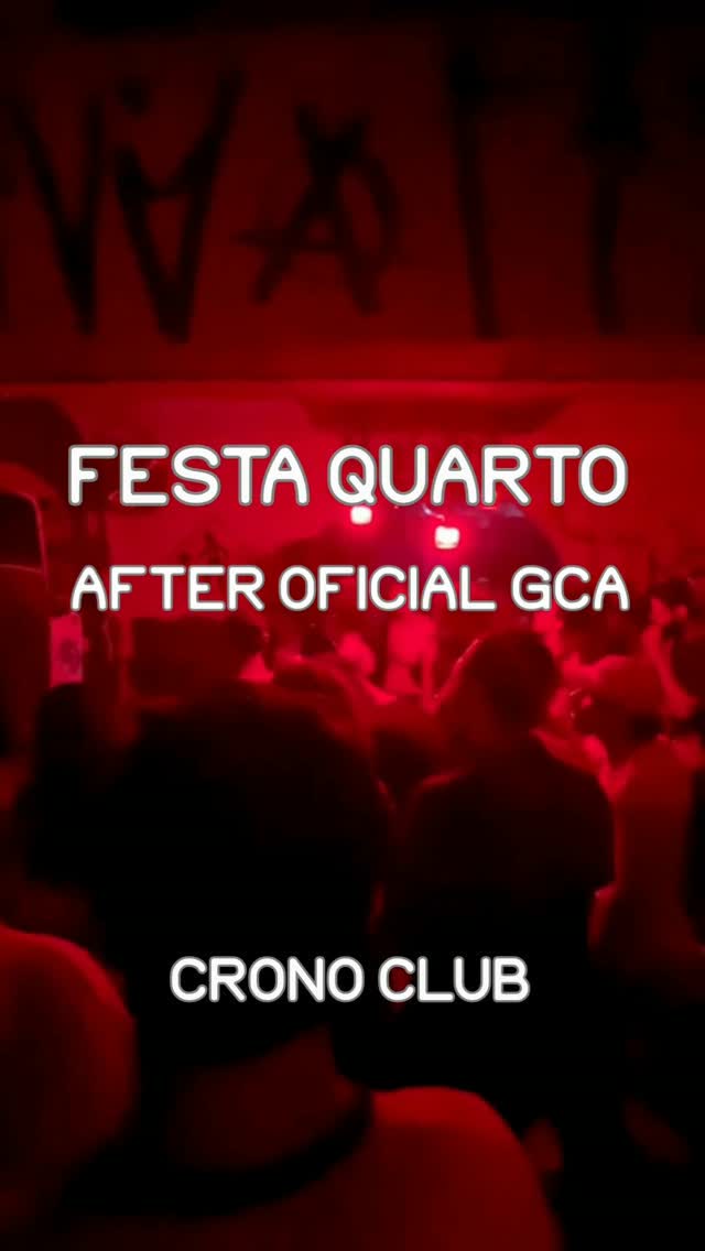 A FESTA QUARTO TA CHEGANDO EM SÃO PAULO, PRA COMANDAR O AFTER OFICIAL DO @crewattack