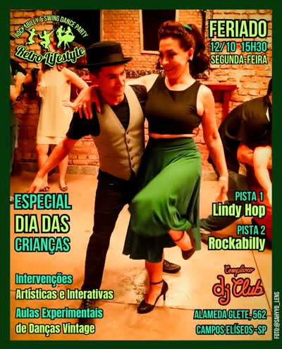ROCKABILLY & SWING DANCE PARTY Retro Lifestyle - FERIADO 12/10