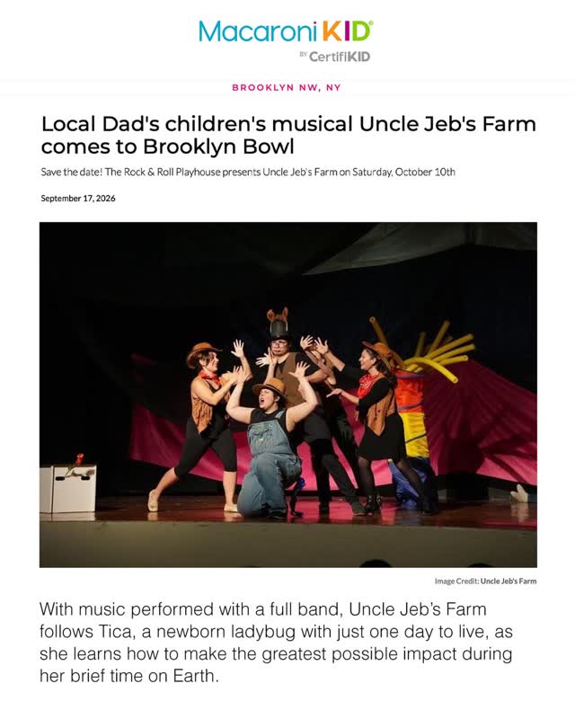 Uncle Jeb’s Farm - Children's Musical