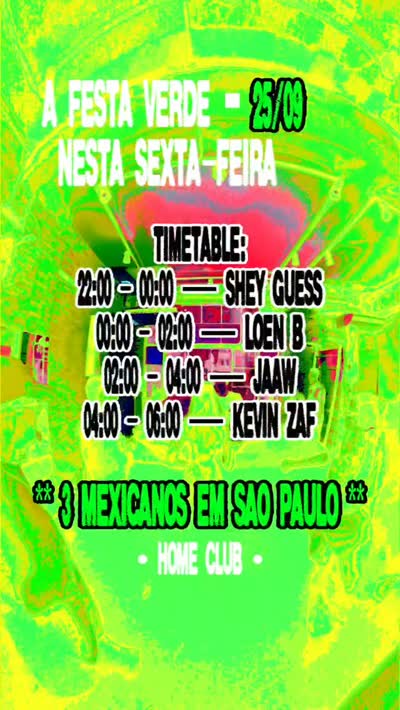 LETS FAKIN BORAAAAA! A FESTA VERDE