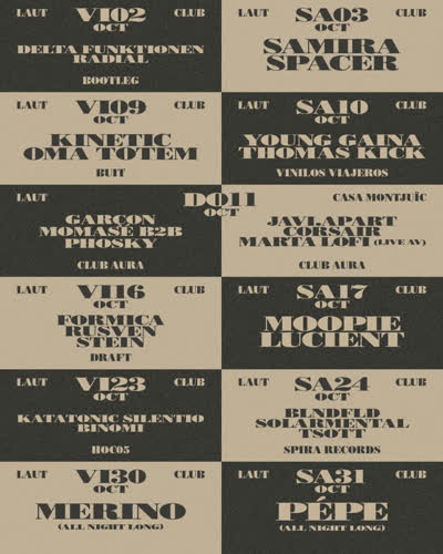 OCTUBRE 26 x LAUT