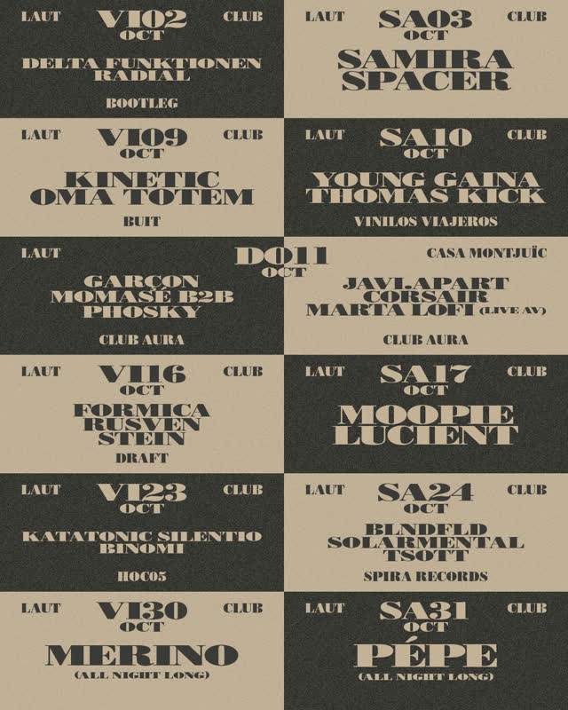 OCTUBRE 26 x LAUT