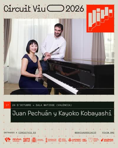 JUAN PECHUÁN + KAYOKO KOBAYASHI llegan a València!