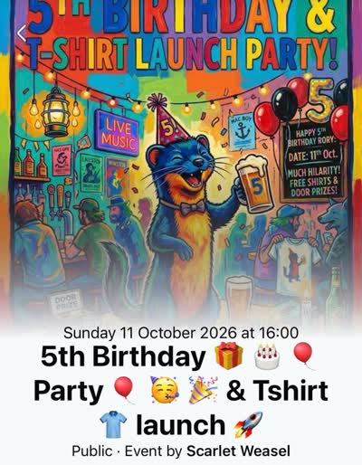 5th Birthday Party & Tshirt launch