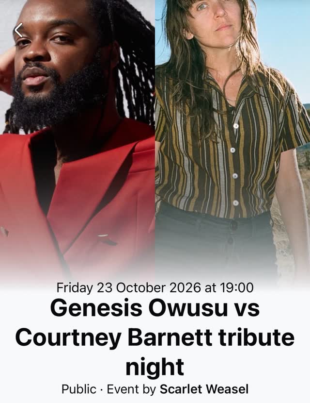 Genesis Owusu vs Courtney Barnett tribute night