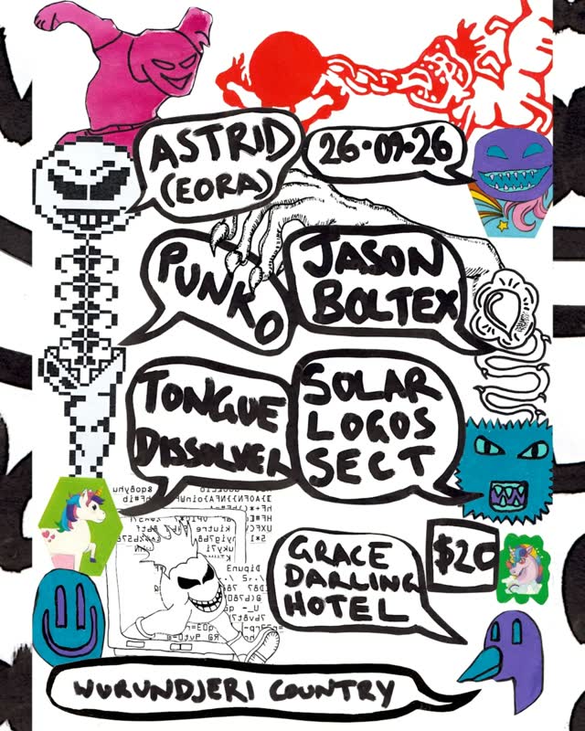 TONGUE DISSOLVER @ GRACE DARLING 26TH SEPTEMBER
