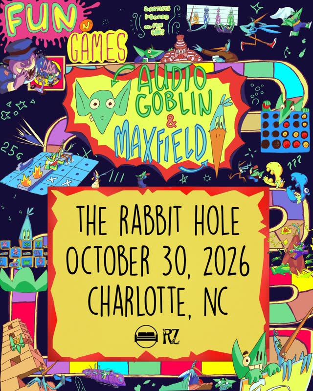 Audio Goblin & Maxfield co-headlining live at The Rabbit Hole!