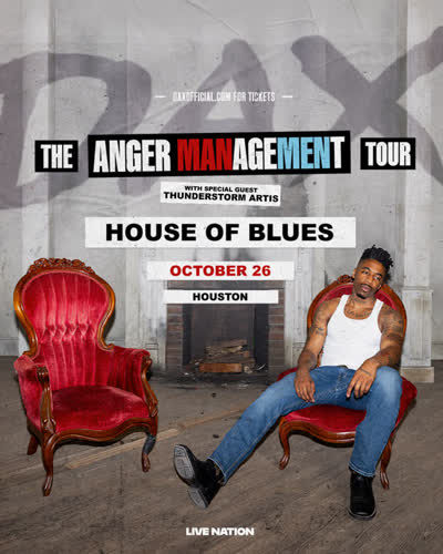 SUPPORT ADDED! 🔥⛓️💥 Thunderstorm Artis is joining Dax at House of Blues Houston on October 26th.