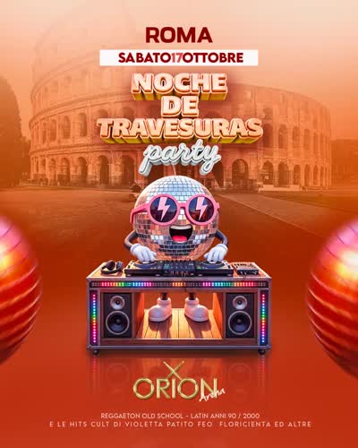 Roma la serata che hai sempre sognato arriva il 17 OTTOBRE ad Orion Arena