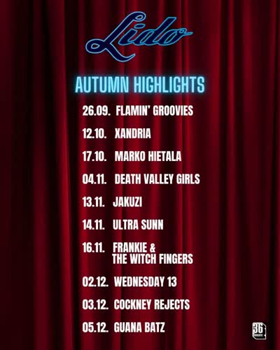 Herbst Highlights Konzertsaison @36concerts