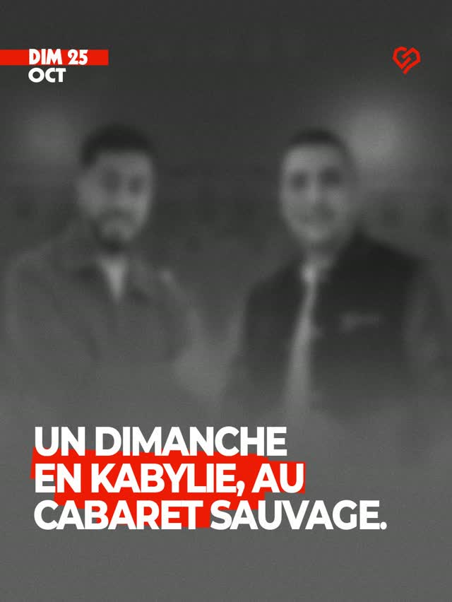 La culture kabyle fait clairement partie des murs du Cabaret Sauvage, et dimanche 25 octobre, ce sont @boubekeur.officiel et @mektoub__officiel qui mettront la musique algérienne à l’honneur !