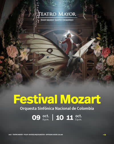 Festival Mozart junto a la @sinfonicadecolombia y el @coronacionaldecolombia
