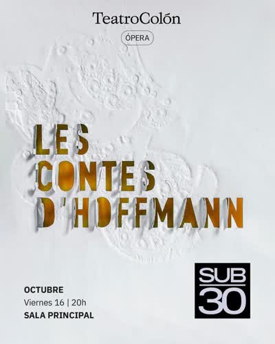 FUNCIÓN SUB30: LES CONTES D'HOFFMANN