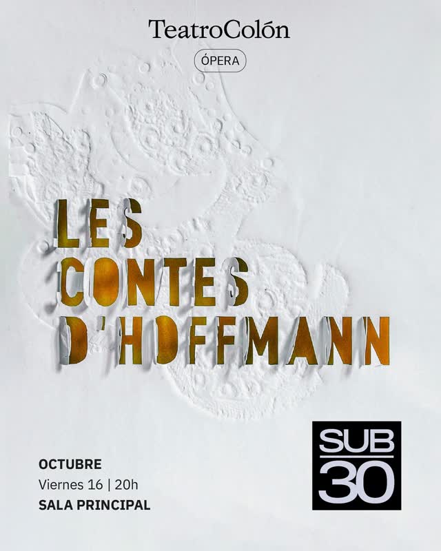 FUNCIÓN SUB30: LES CONTES D'HOFFMANN