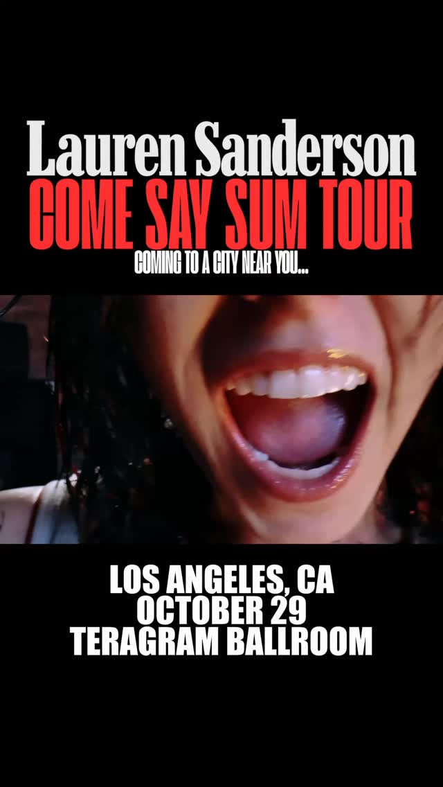 COME SAY SUM TOUR
