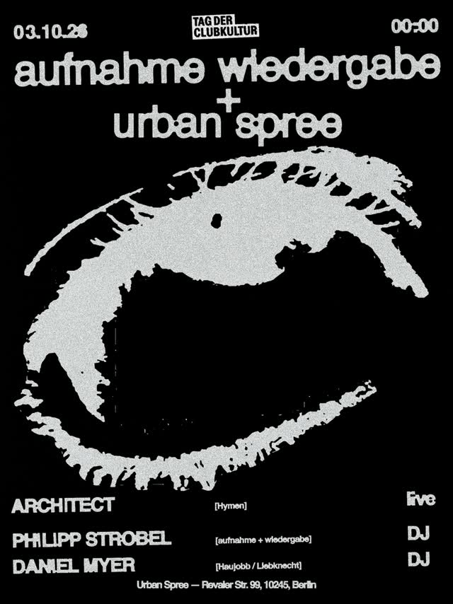 AUFNAHME + WIEDERGABE × URBAN SPREE