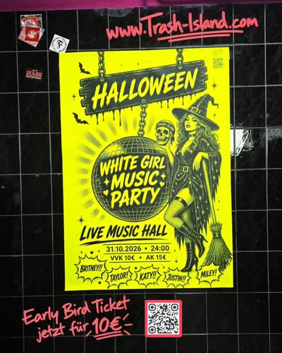HALLOWEEN – WHITE GIRL MUSIC PARTY /w @trash_island_party