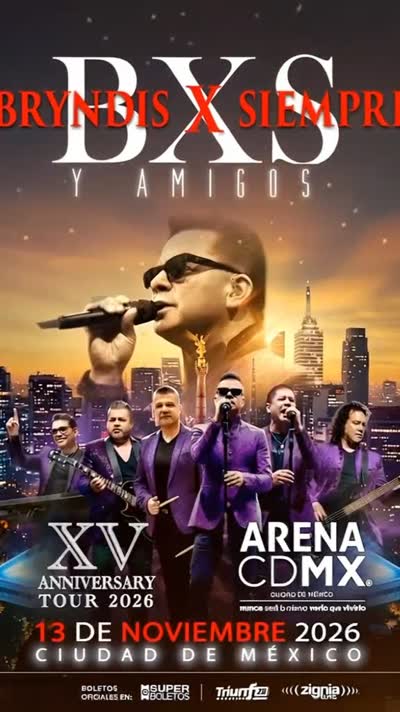 Bryndis X Siempre y Amigos XV Anniversary Tour 2026