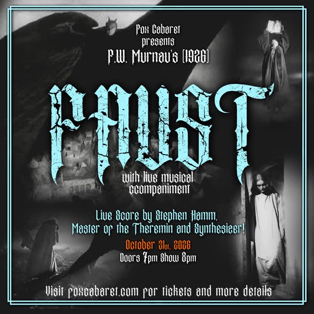 Halloween: Theremin and Synth Live Score to Faust Silent Film Screening