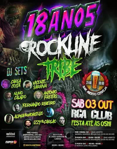 18 ANOS ROCKLINE TRIBE