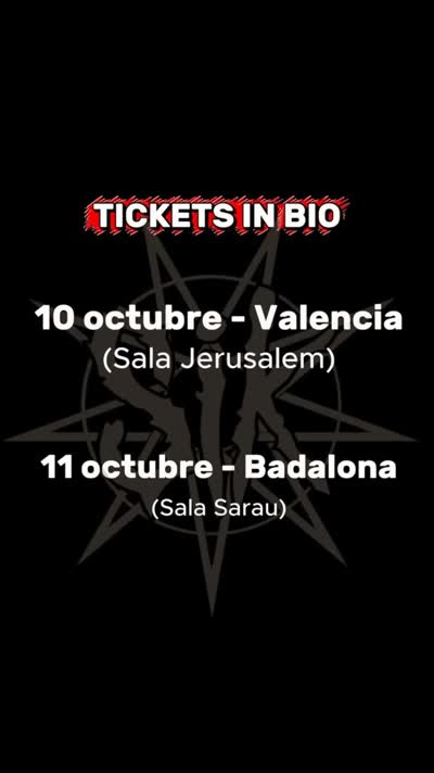 TICKETS IN BIO
