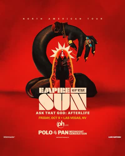 JUST ANNOUNCED! Empire of the Sun with Polo & Pan and Midnight Generation at PH Live at Planet Hollywood!