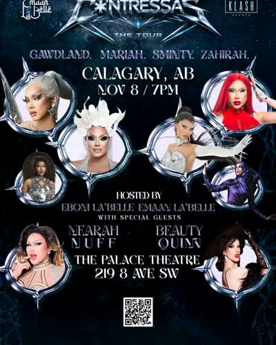 From RuPaul’s Drag Race UK vs The World Season 3, the Intergalactic Cuntressas are landing at The Palace