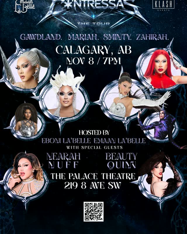 From RuPaul’s Drag Race UK vs The World Season 3, the Intergalactic Cuntressas are landing at The Palace