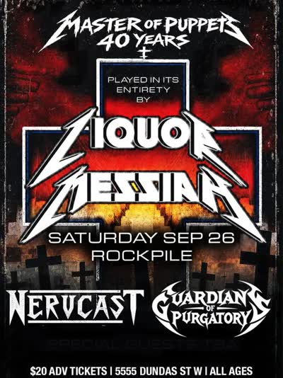 This Saturday Liquor Messiah returns to Rockpile! Get your tickets now or at the door!