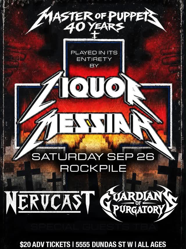 This Saturday Liquor Messiah returns to Rockpile! Get your tickets now or at the door!