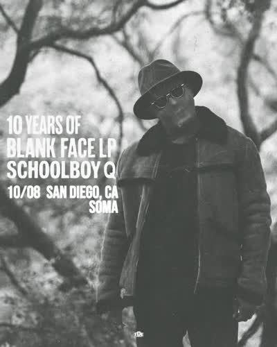 GIVEAWAY 🎟️ We’re giving away 2 pairs of tickets to see ScHoolboy Q live at SOMA on October 8th!