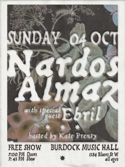 FREE SHOWS ARE BACK AT BURDOCK