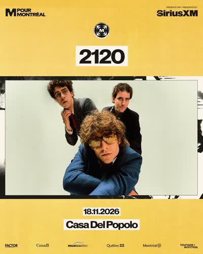 [PROGRAMMATION FESTIVAL] M pour Montréal présente : @2120band