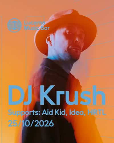 DJ Krush + support: Aid Kid + Idea + HRTL