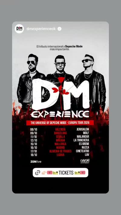 DM Experience - The Universe of Depeche Mode - Europa Tour 2026